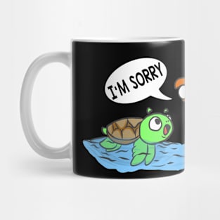 Funny Humor Sorry I'm Sorry Animals Funny Mug